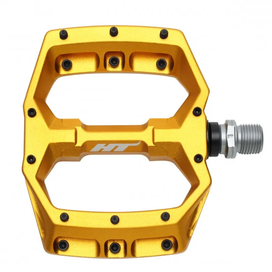 HT COMPONENTS SPIDER AF03 gouden platte pedalen