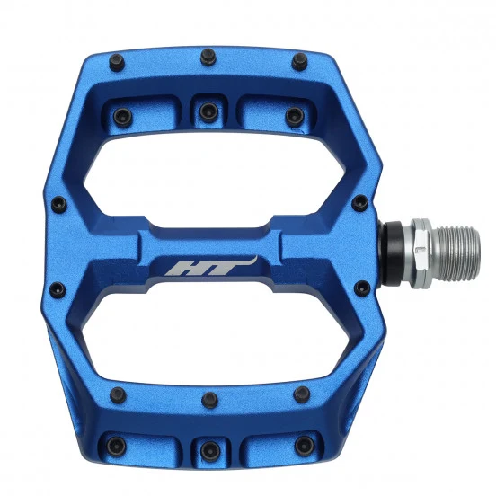 HT COMPONENTS SPIDER AF03 platte pedalen blauw