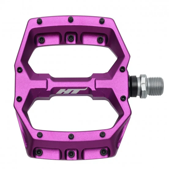 HT COMPONENTS SPIDER AF03 platte pedalen paars