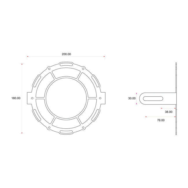 C-Racer Universele Koplamprooster & lins kit No2