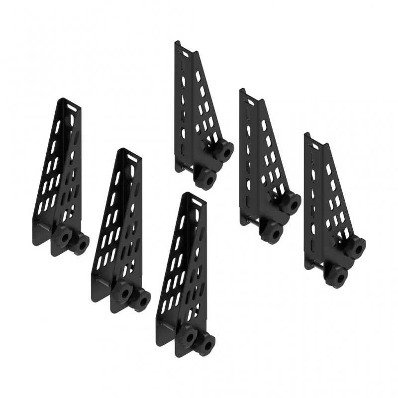 Cruz 6x Laadstoppers 18cm hoog - Cruz Evo Rack