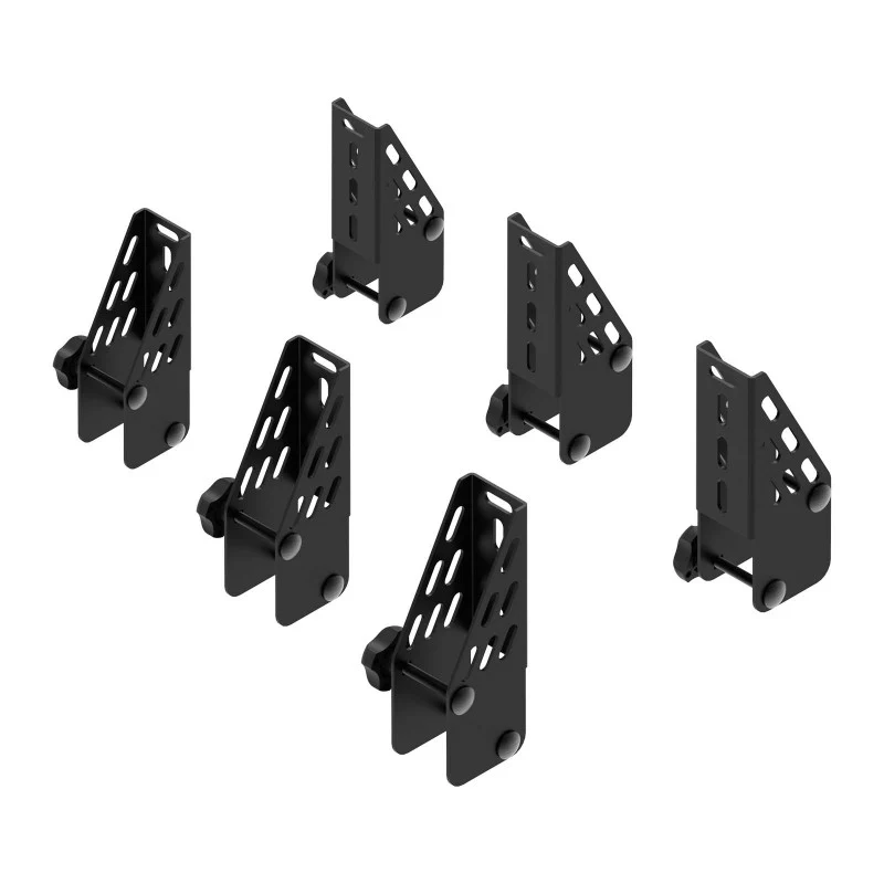 Cruz 6x Laadstoppers 10 cm hoog - Cargo Staal