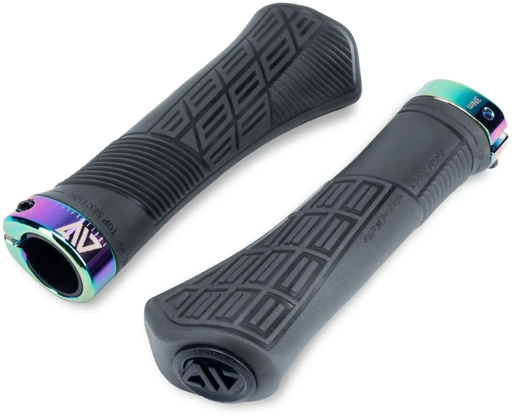 ACID GRIPS HYBRID PERFORM TRANSLUCENT BLACK / OILSLICK Large cubestores.nl