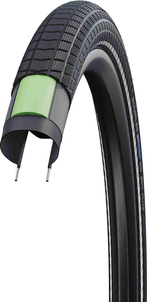 SCHWALBE BIG BEN PLUS PERF GREENG REFLEX 28x2.00 cubestores.nl