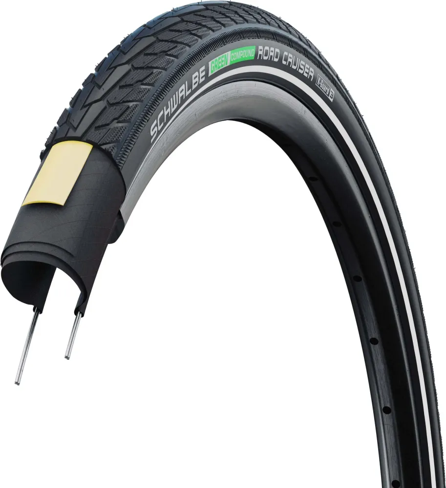 SCHWALBE ROAD CRUISER K-GUARD BLACK+REFLEX 24X1.75 cubestores.nl
