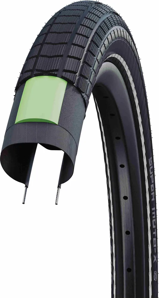 SCHWALBE SUPER MOTO-X PERF GREENGUARD RFLX 20X2.40 cubestores.nl