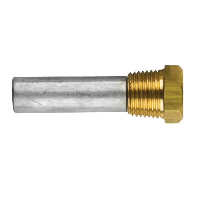Cummins potloodanode Ø 16 L.50 Compleet, met messing plug th.1/2''GAS conico