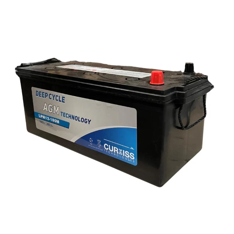 Baterí Doble Propósito AGM Curtiss 12V 180Ah 900Cca