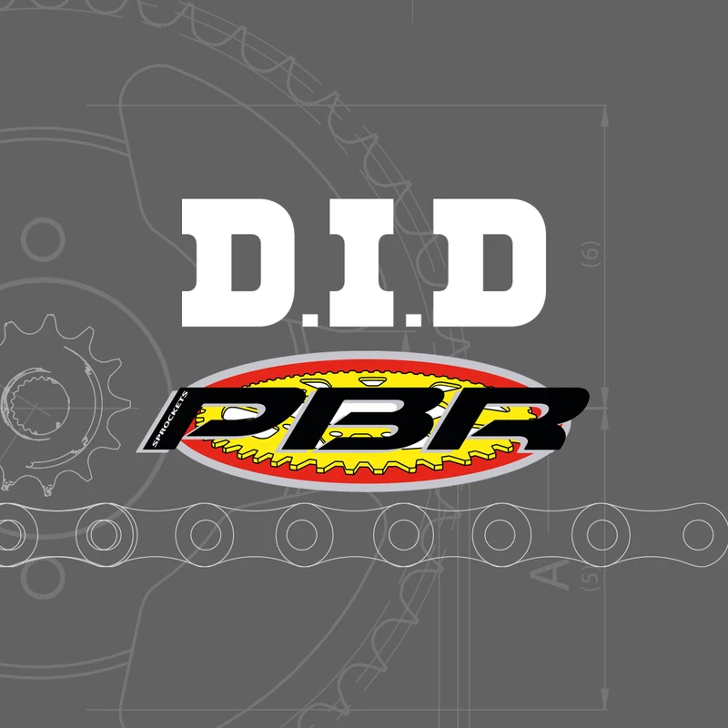 DID/PBR Chain Kit 520ERT3 15/48 Super-Reinforced - Ultra-Light Rear Sprocket D.I.D