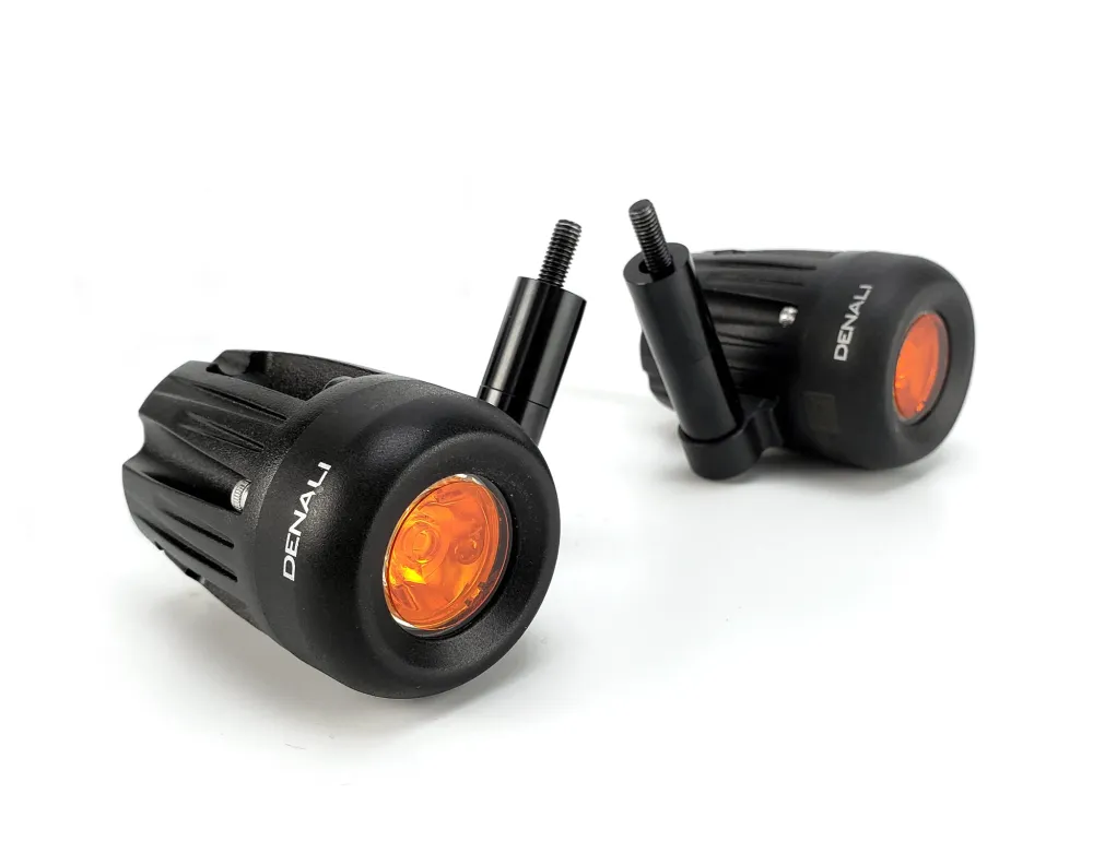 DM Amber LED-lichtset met houder voor KTM 790 Adventure DENALI Electronics