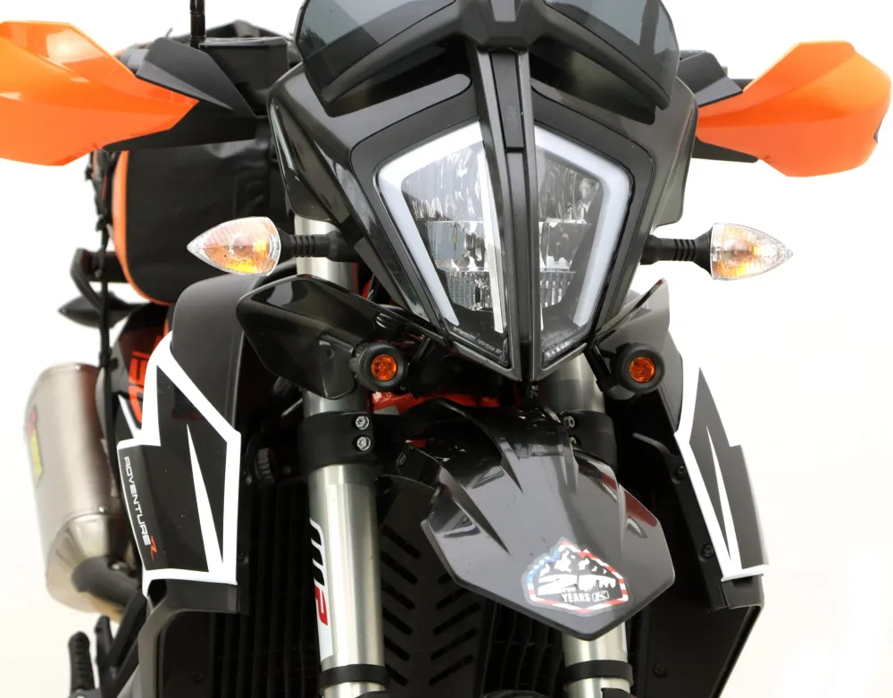 DM Amber LED-lichtset met houder voor KTM 790 Adventure DENALI Electronics