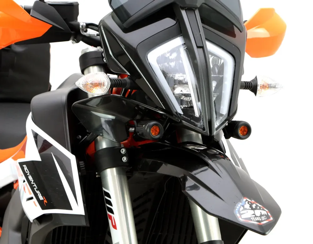 DM Amber LED-lichtset met houder voor KTM 790 Adventure DENALI Electronics