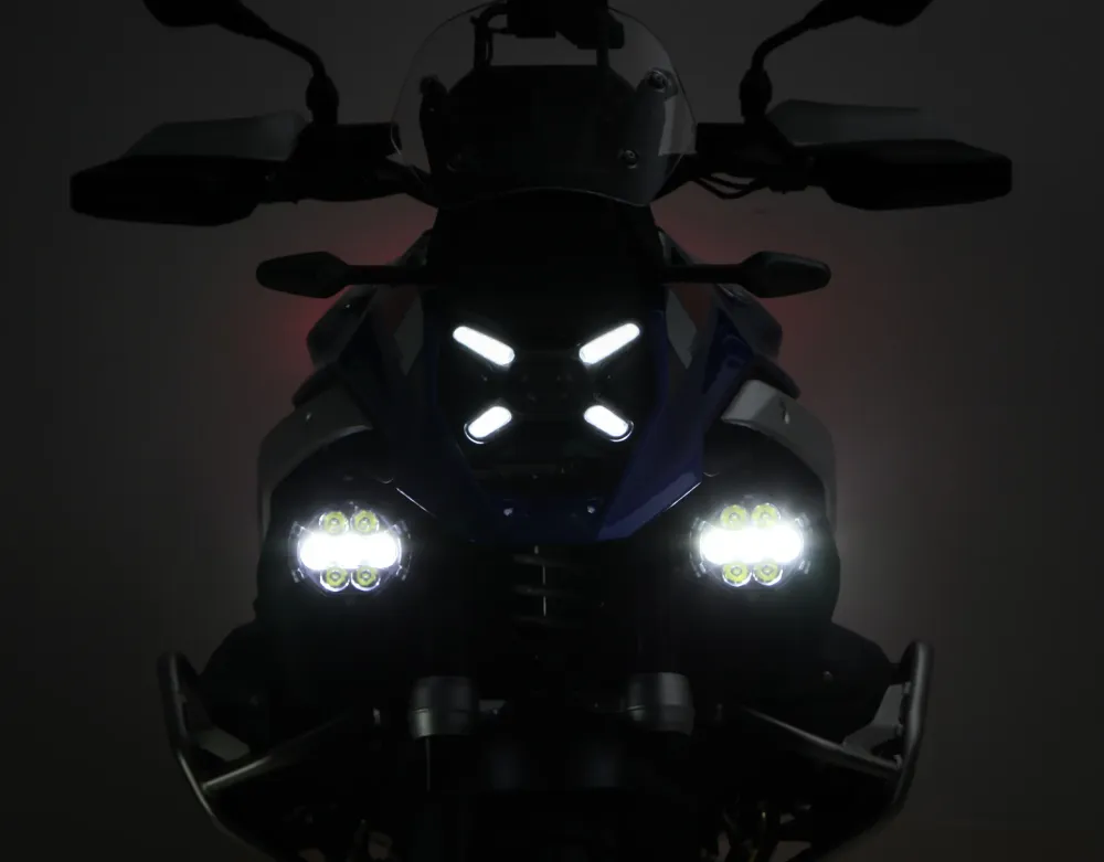 Bevestiging bovenste rijlicht - BMW R1300GS DENALI Electronics
