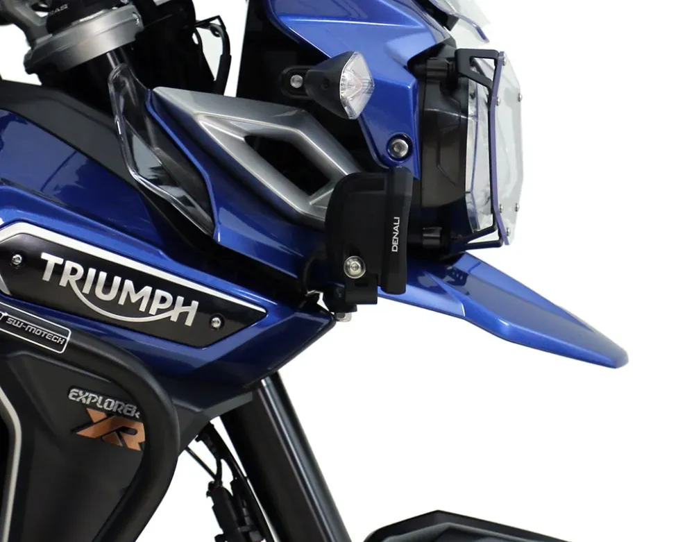 Bevestiging voor rijverlichting - Triumph Tiger Explorer XCa, XCx, XR, XRt, XRx '16-'21 DENALI Electronics