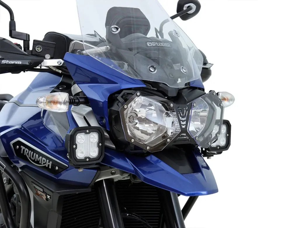 Bevestiging voor rijverlichting - Triumph Tiger Explorer XCa, XCx, XR, XRt, XRx '16-'21 DENALI Electronics