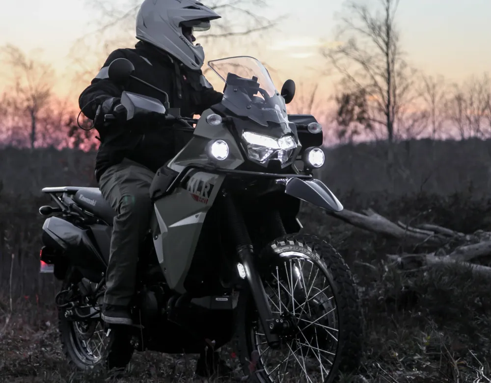 Bovenste Valbeugel Rijlichthouder - Kawasaki KLR650 DENALI Electronics