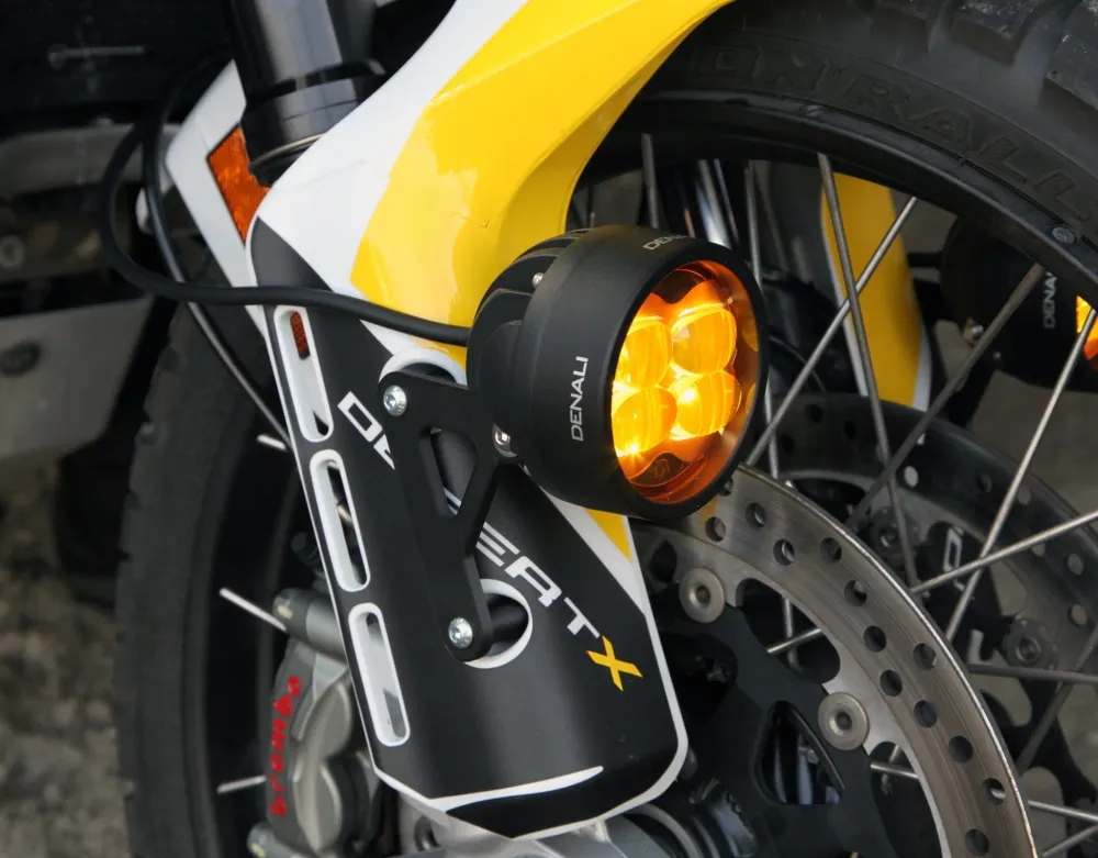 Lager rijlichtmontage - Ducati DesertX '23-'25 & Multistrada V4, '21-'24 DENALI Electronics