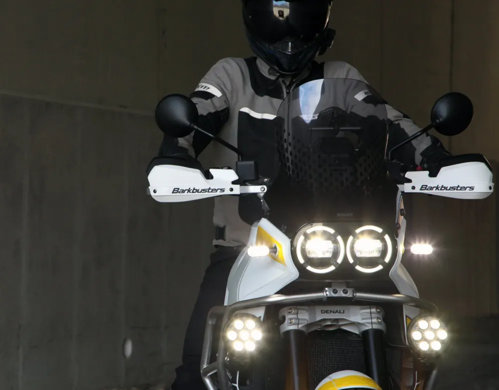 Rijlichthouder - OEM Crashbar Adapter - Ducati DesertX DENALI Electronics
