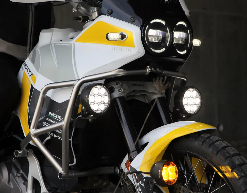 Rijlichthouder - OEM Crashbar Adapter - Ducati DesertX DENALI Electronics