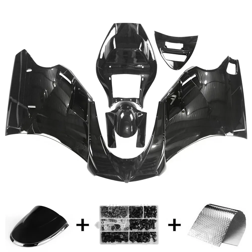Amotopart Ducati 1996-2002 996/748 All Black Fairing Kit