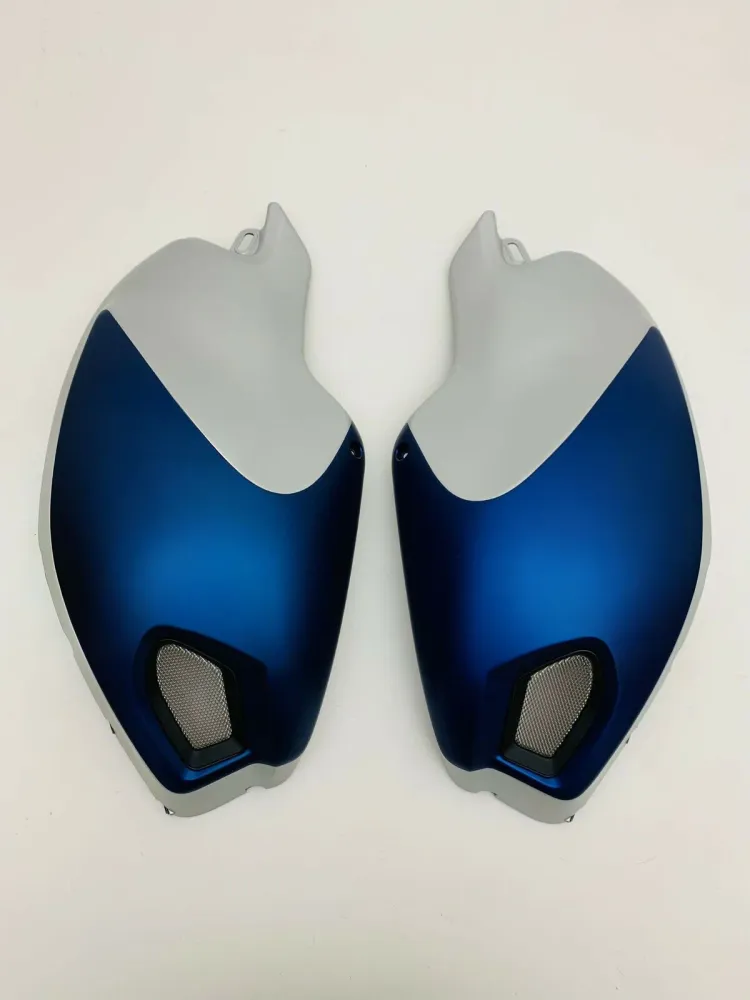 Amotopart Ducati All Years Monster 696/796/1100 S Evo Blue Sliver Fairing Kit