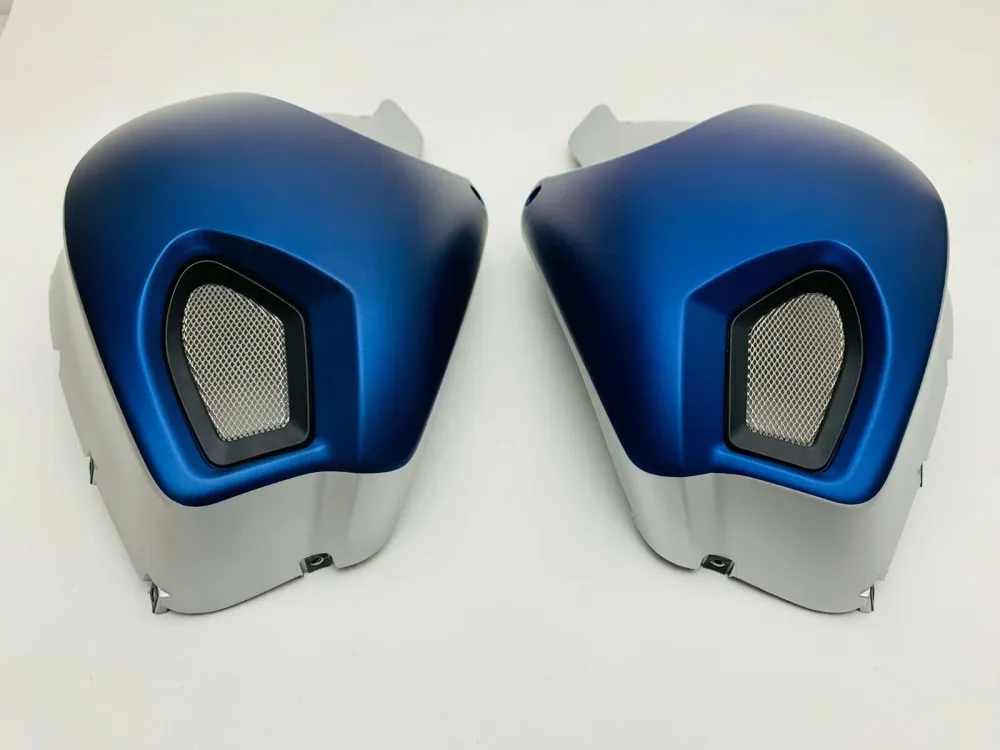 Amotopart Ducati All Years Monster 696/796/1100 S Evo Blue Sliver Fairing Kit