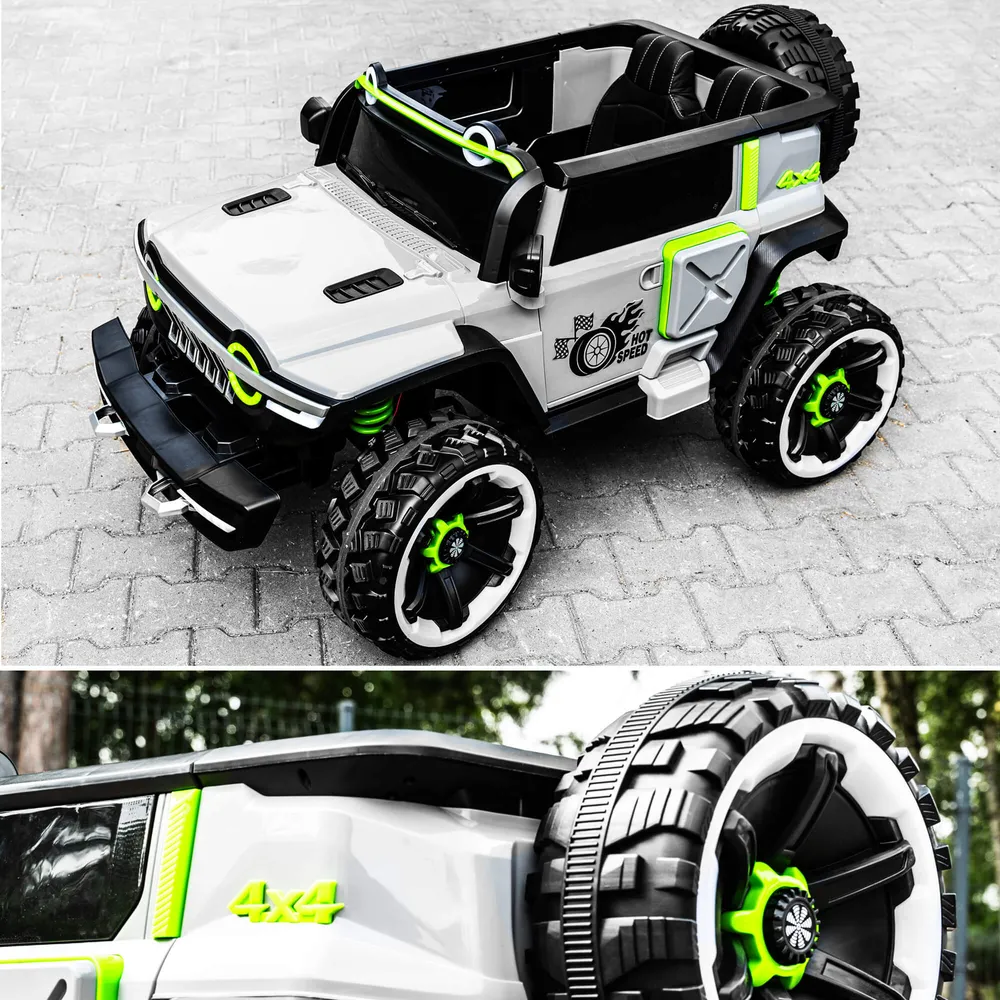 Elektrische Kinderauto - Auto - Elektrische - Afstandsbediening - 4x4 - 140 x 82 x 76 cm