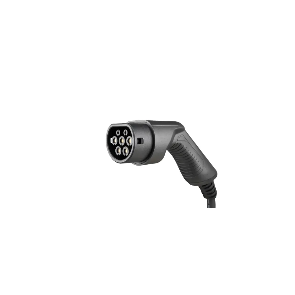 Mobiele Lader KGM Musso EV - eRock EROCK Pro LCD Zwart Type 2 naar Schuko - Uitgesteld laden en Memory functie