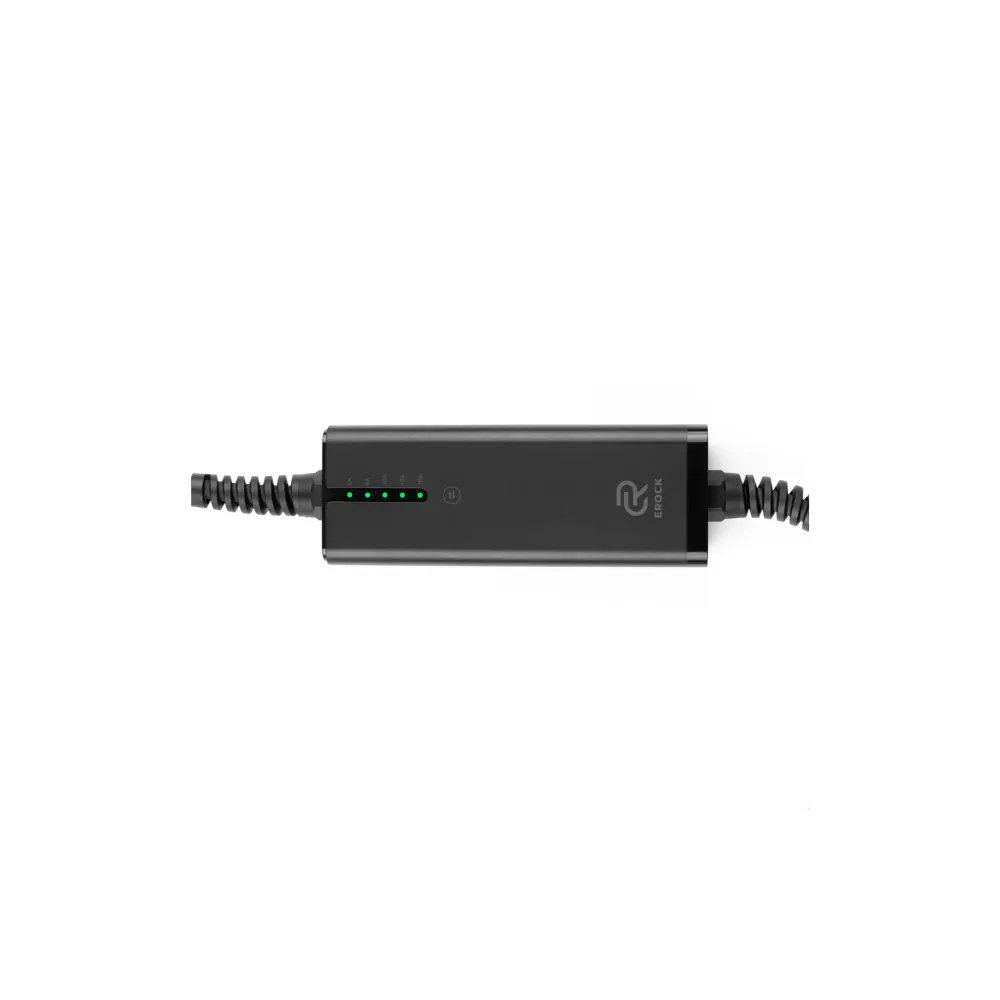 Mobiele Lader Peugeot e-2008 SUV - eRock EROCK One Zwart Type 2 naar Schuko - Memory functie