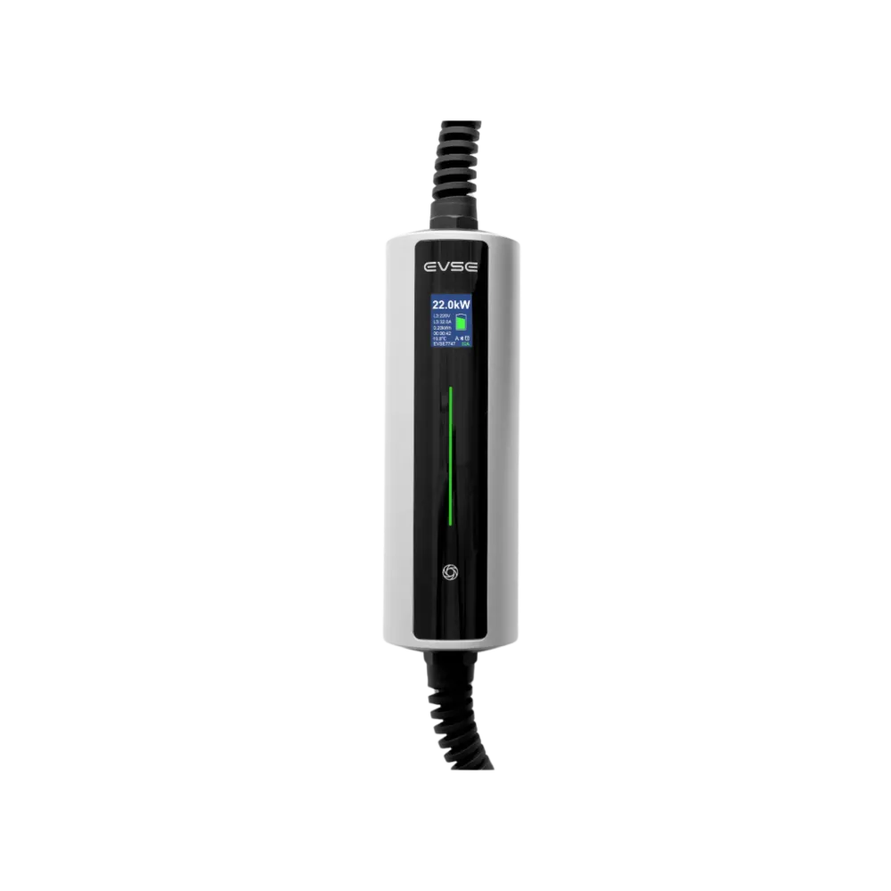 Mobiele Lader Porsche Panamera - EROCK Ultra Slimme krachtstroom Lader LCD Type 2 naar CEE voor 1 en 3 fase tot max 22kW m...