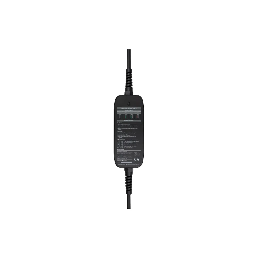 Mobiele Lader Volkswagen Tiguan - EROCK Pro LCD Zwart Type 2 naar Schuko - Uitgesteld laden en Memory functie