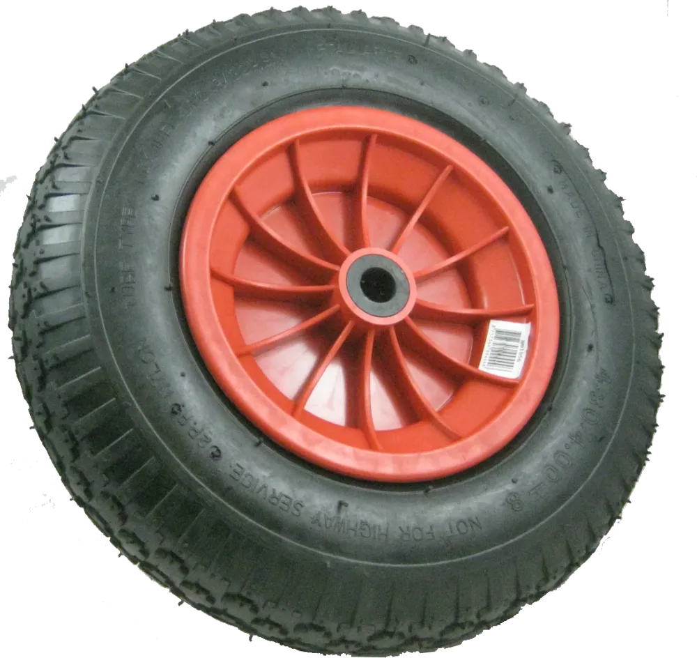EWS Wiel 385 x 75 mm voor boottrailer as diameter 19 mm