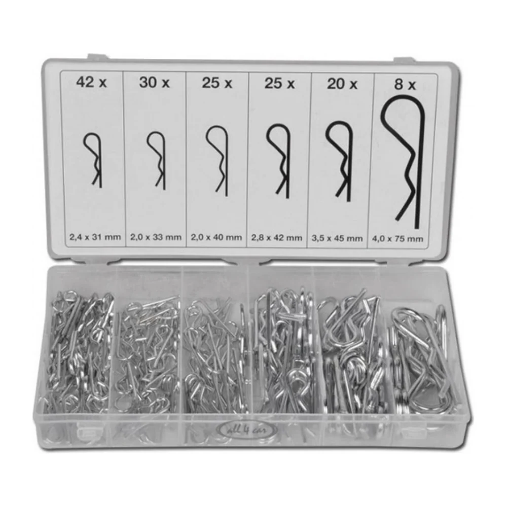 Assortiment Spring split pin assortiment 150 pcs Force