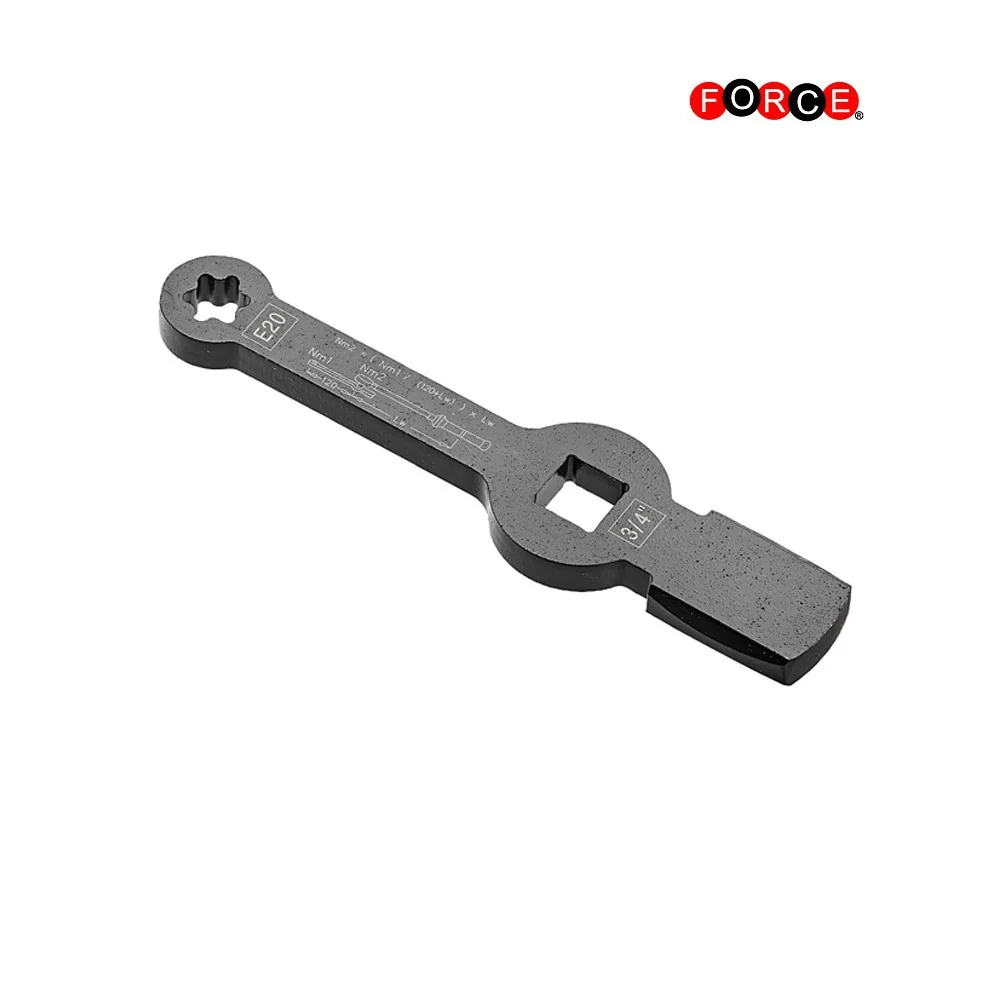 Slogging wrench brake caliper screw 3/4"DR. E24 Force