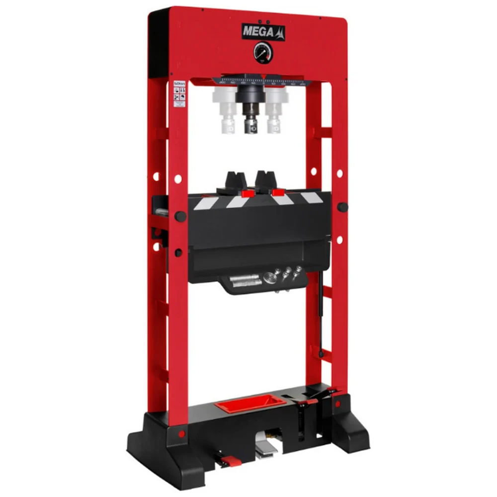 Werkplaatspers 30-ton/ Press/Sliding Cyl/Air Pedal Force