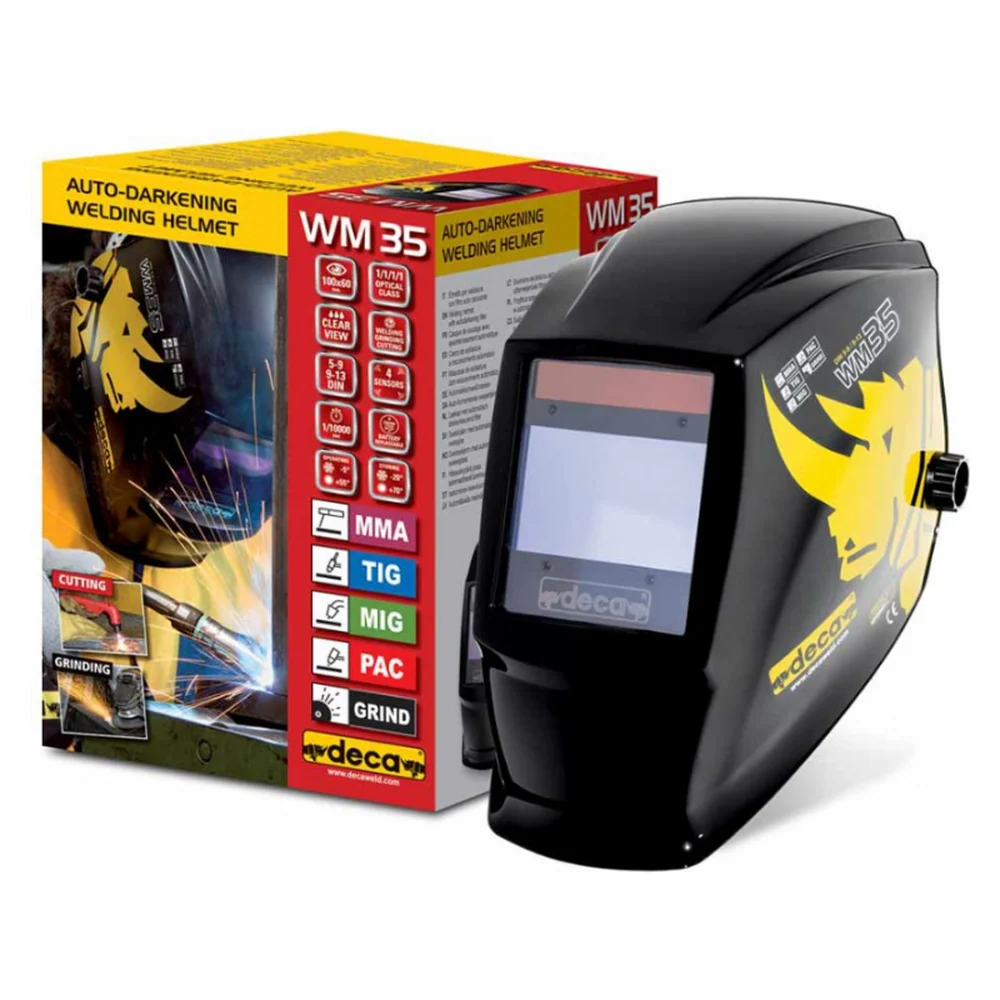 WM35 LCD welding helmet DIN 9>13 Force