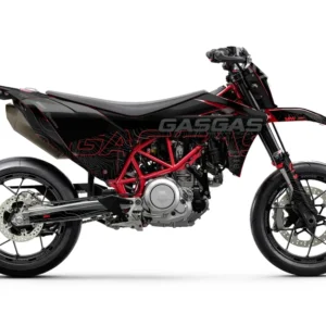 GASGAS SM 700 GRAPHICS - "Motograph" (Zwart)