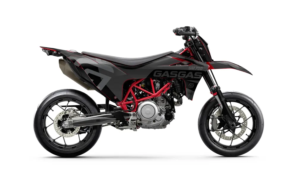 GASGAS SM 700 GRAPHICS - "Torque" (Zwart)