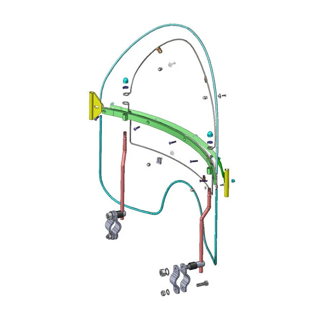 NC Gepareld onderruit blank Knucklehead 36-47; Panhead 48