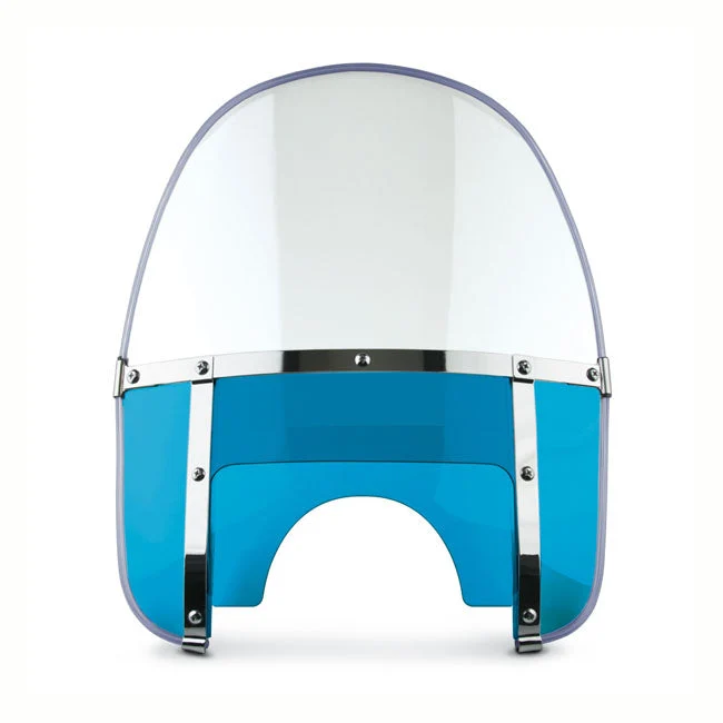 NC Gepareld zwaar windscherm blauw FL 49-59; FL Softail 87-17; FXWG 80-83; FXDWG 93-05