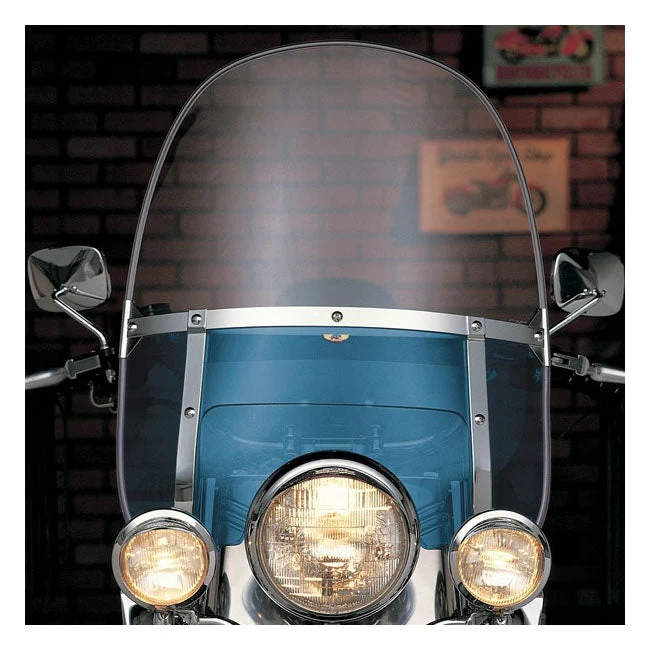 NC Gepareld zwaar windscherm blauw FL 49-59; FL Softail 87-17; FXWG 80-83; FXDWG 93-05