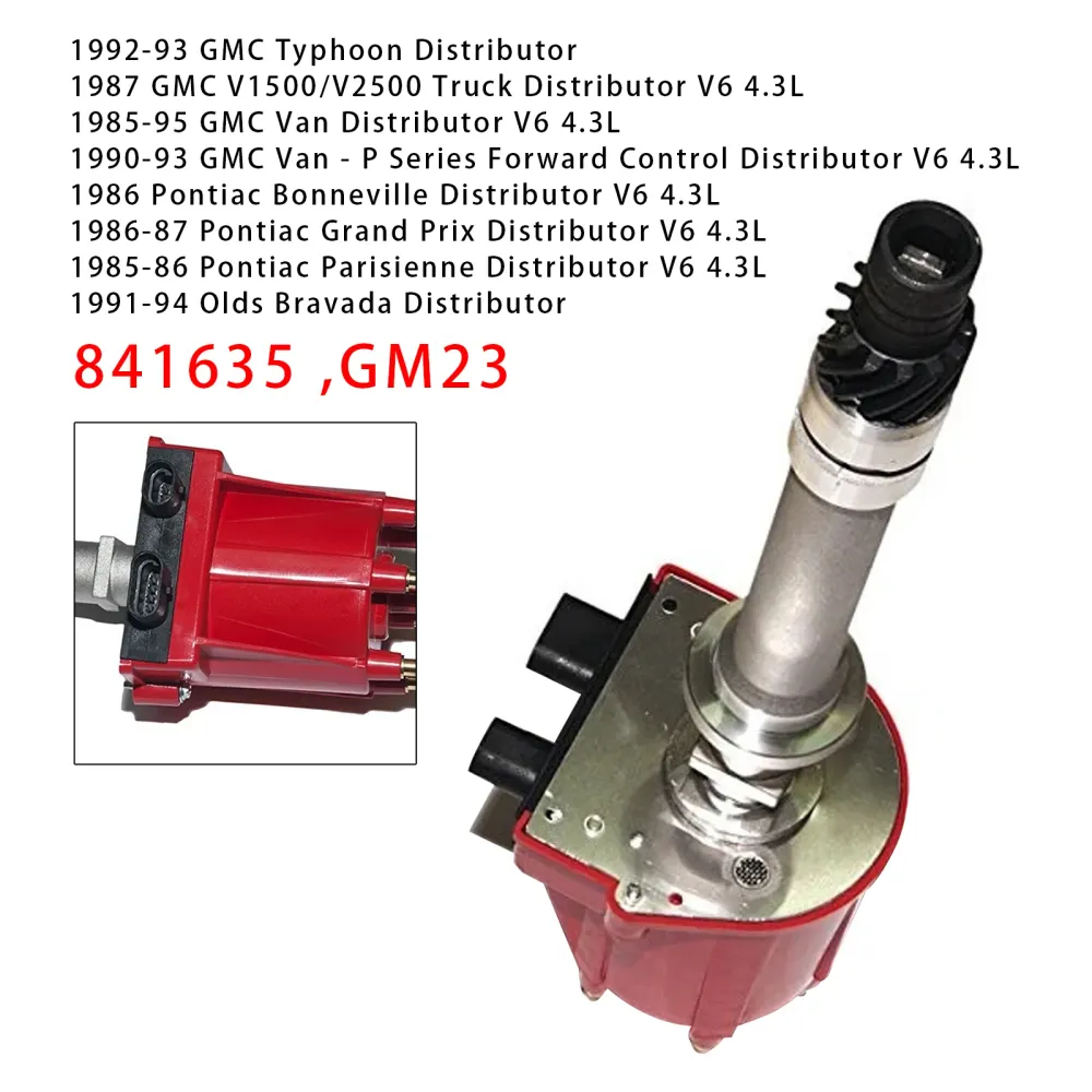 GM23 Hoge Prestaties Ontsteking Distributeur 841635 Voor GMC Pontiac V6 4.3L 262