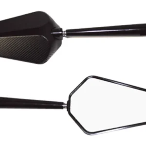 HIGHSIDER pro Handlebar Mirror Prato Black (Pair)