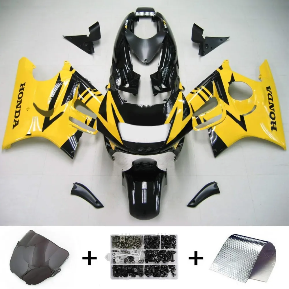 Amotopart 1995-1996 Honda CBR600 F3 Kuip Geel&Bgebrek aan kit