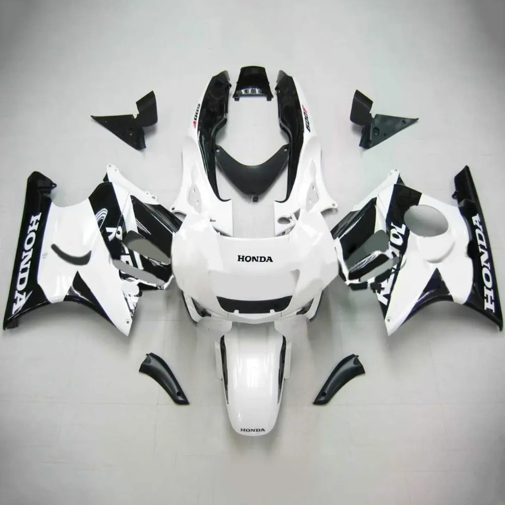Amotopart 1997-1998 Honda CBR600 F3 Kuip Zwart&Wwitte kit