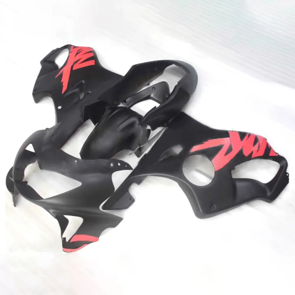 Amotopart 1999-2000 CBR600 F4 Honda Matte Black & Red Fairing Kit