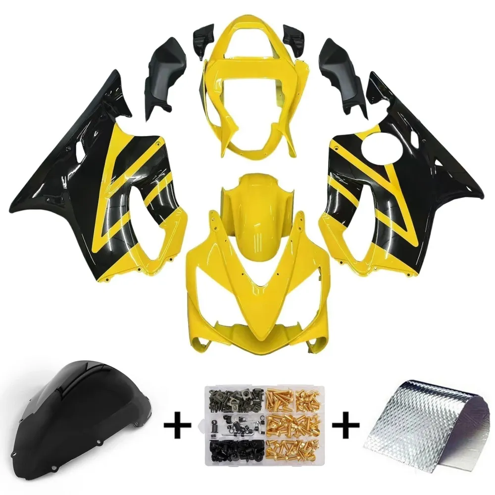 Amotopart 2001-2003 Honda CBR600 F4i Geel&Bontbrekende kuipset