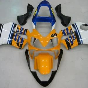 Amotopart 2001-2003 Honda CBR600 F4I Yellow & Blue Beurskit