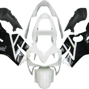 Amotopart 2001-2003 Honda CBR600F4i Fairing White & Black Kit