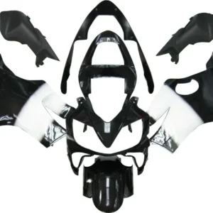 Amotopart 2001-2003 Honda CBR600F4I WIT & BLACK STYLE ACCENTEN ACCENTEN KUIST KIT